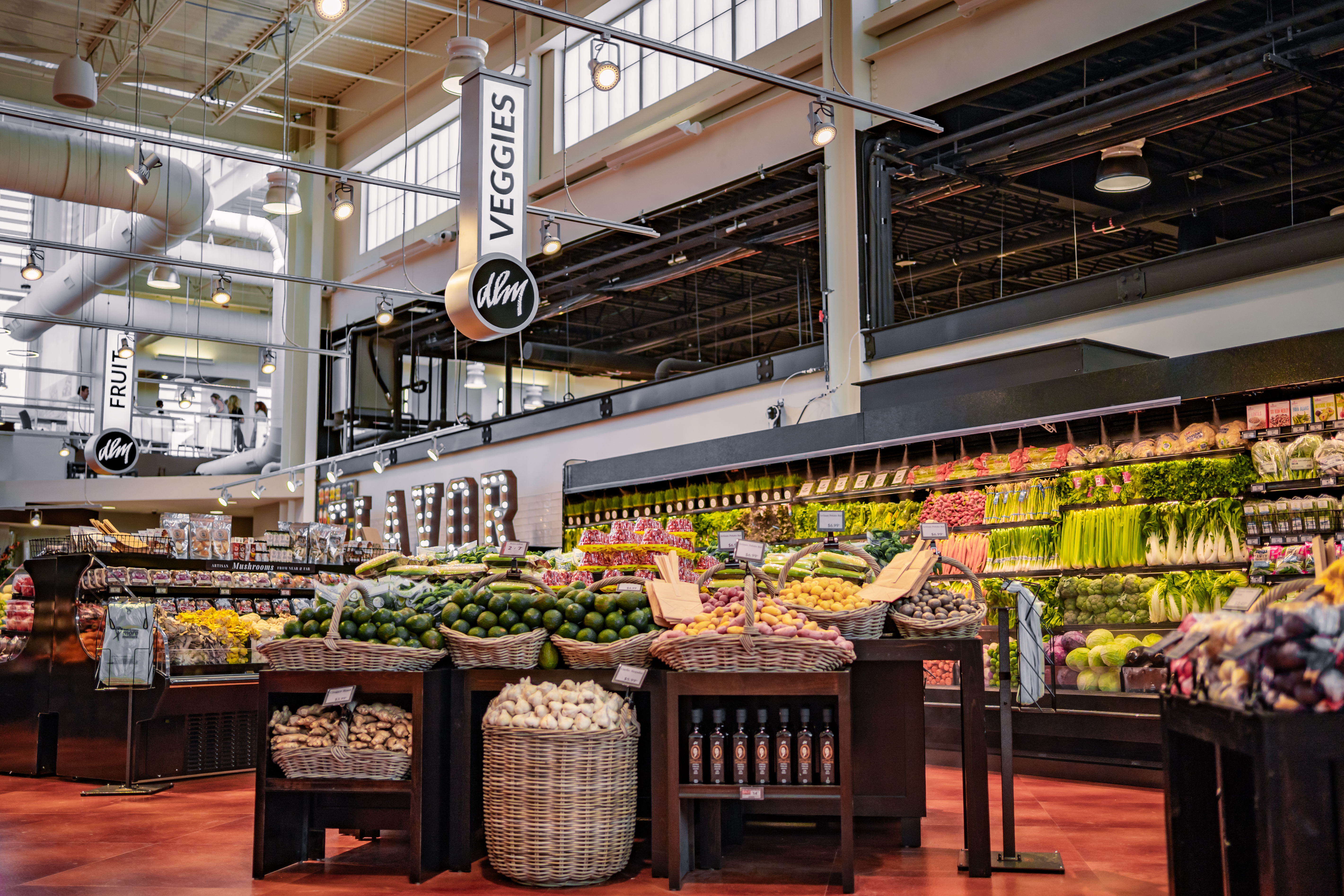 Fresh produce display