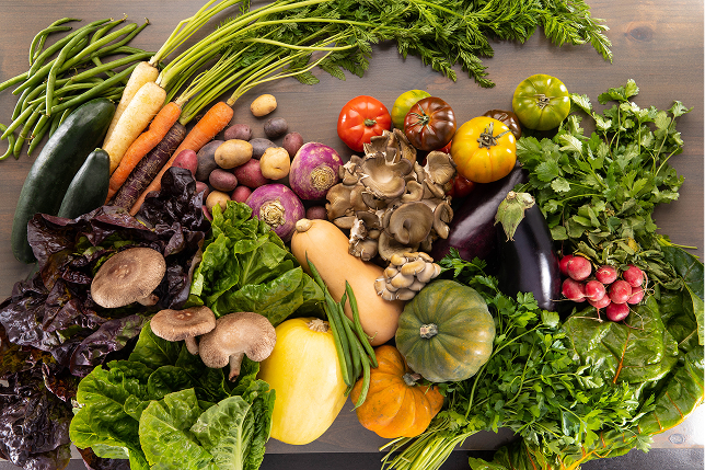 Fresh produce display