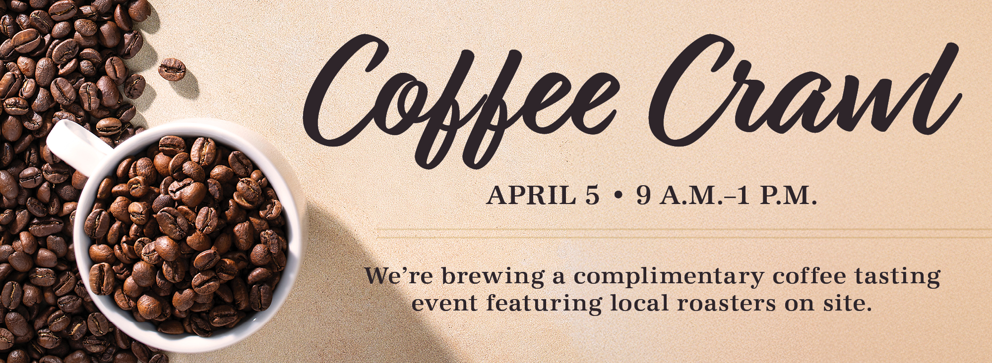 DLM Coffee Crawl Hero Desktop