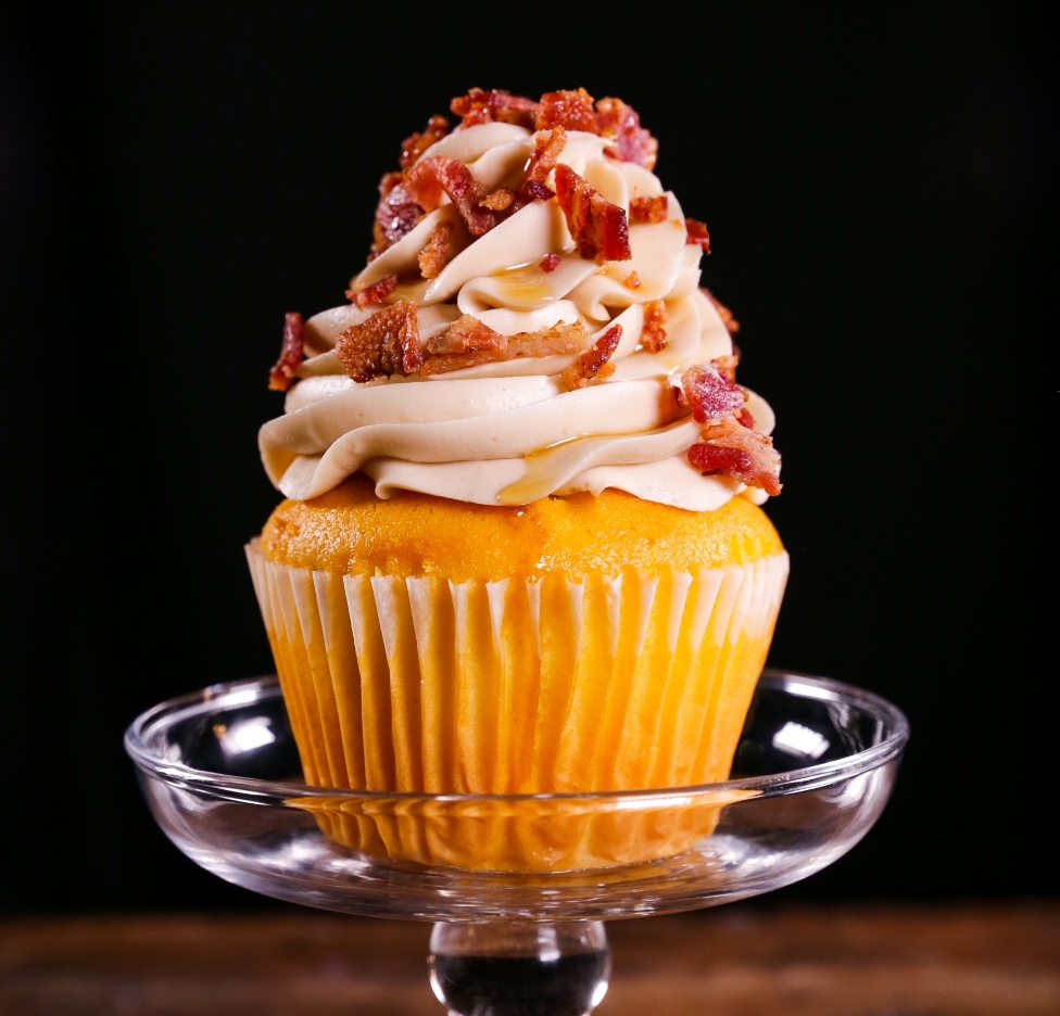 Bacon cupcake