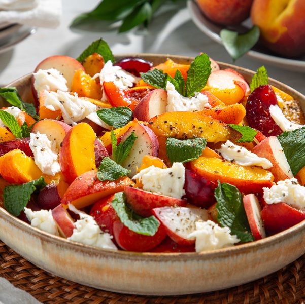 Peach Caprese Salad