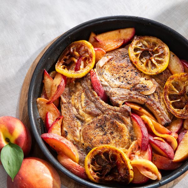 Peach Pork Chop